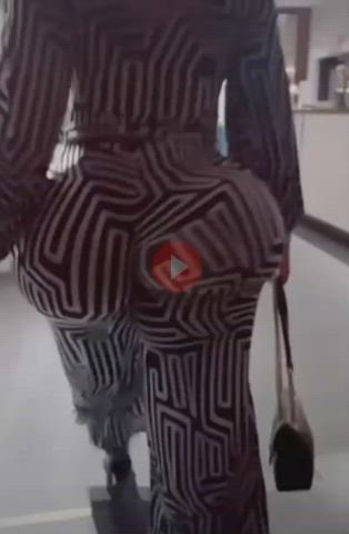 big ass blonde dress fake ass jiggling pawg gif