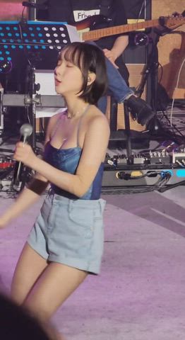 Boobs Celebrity Korean gif