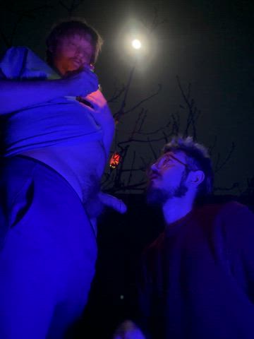 Witchy gay brojas perform the pagan male rituals of bro bonding under the full moon