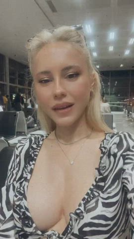 Blonde Boobs Doctor Turkish gif