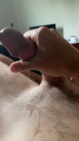 Love using my precum as lube