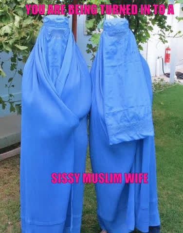 caption hijab hypnosis sissy gif