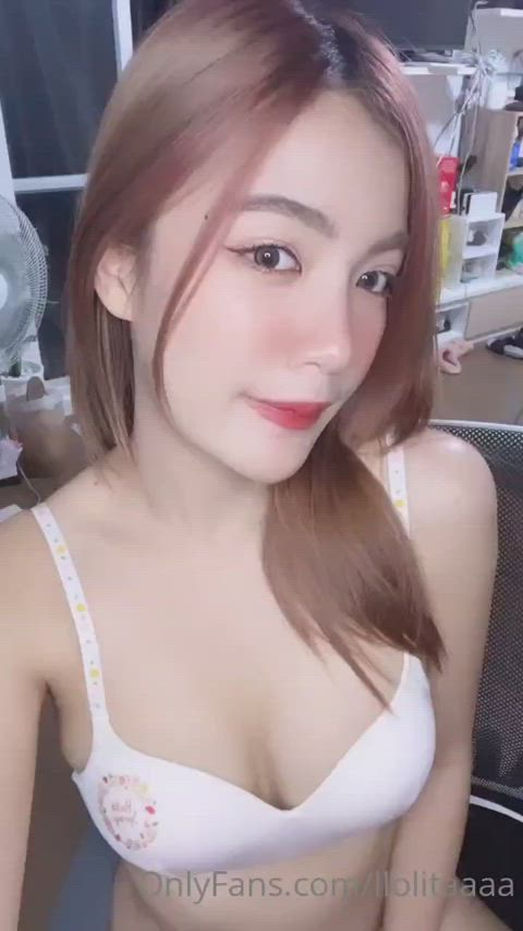 asian big tits cute nipples onlyfans tease thai tits gif