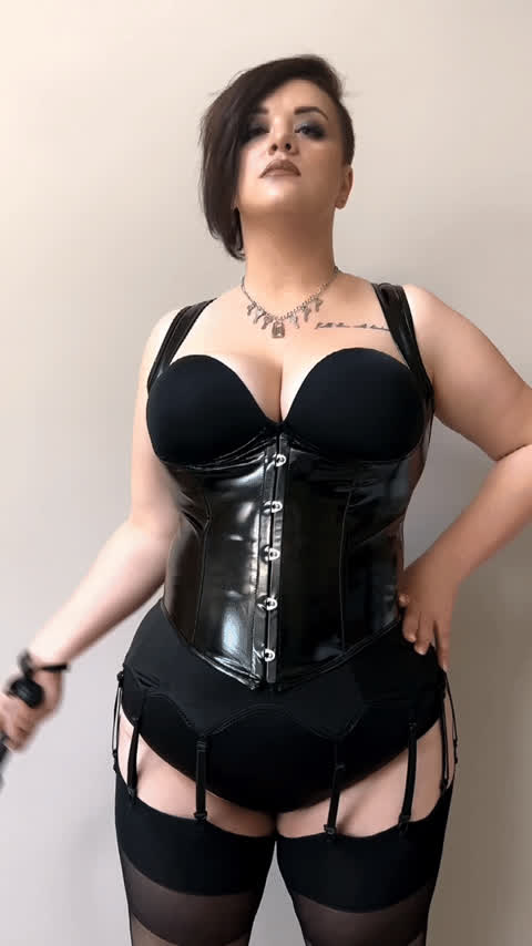 bdsm dominatrix whipping gif