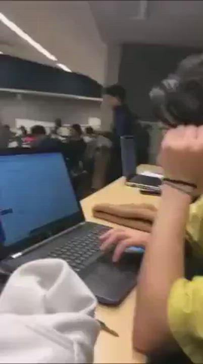 Classroom Flashing Public gif