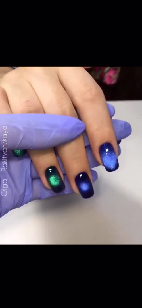 The finish on these nails.
