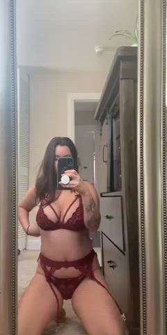 Lingerie MILF Tits gif