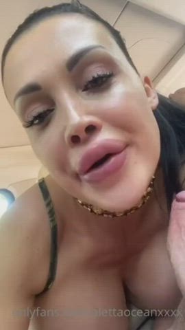 Aletta Ocean Big Tits Cum In Mouth Cumshot Doll Drooling Swallowing gif