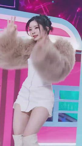 asian cute pale thighs gif