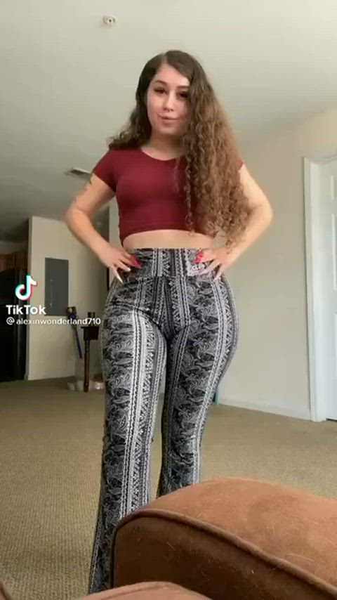 tiktok girls pretty teen starlet dancing smile sex tits cute gif