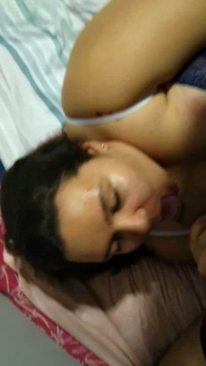 blowjob brazilian lingerie masturbating tits gif