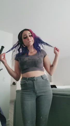 alt camgirl canadian emo manyvids onlyfans pawg tiktok gif