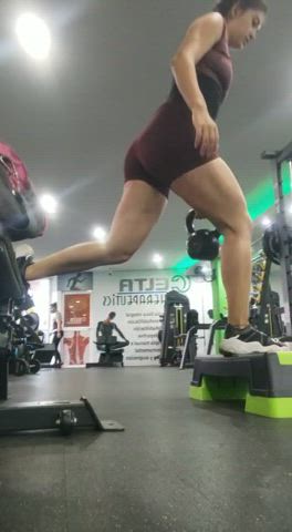 18 Years Old Fitness Gym Latina Petite Teen Trainer Workout gif