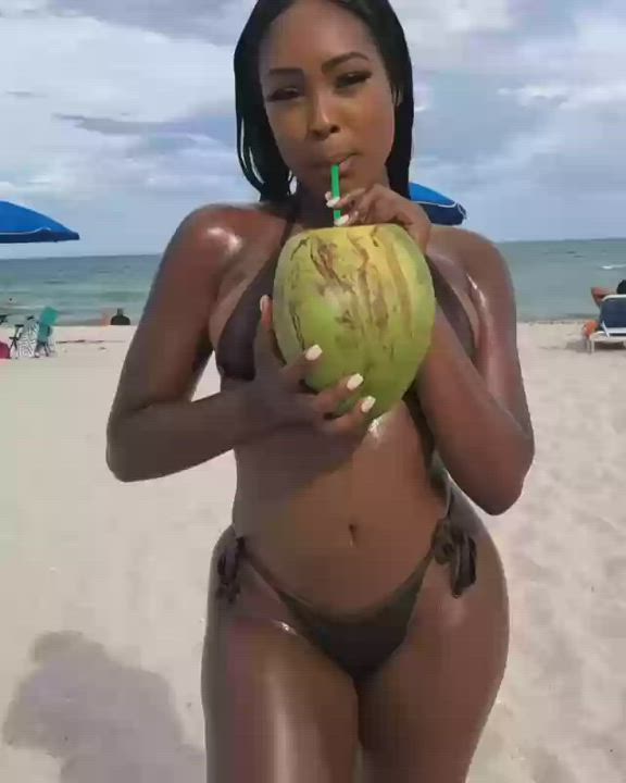 Ebony Solo Tease gif