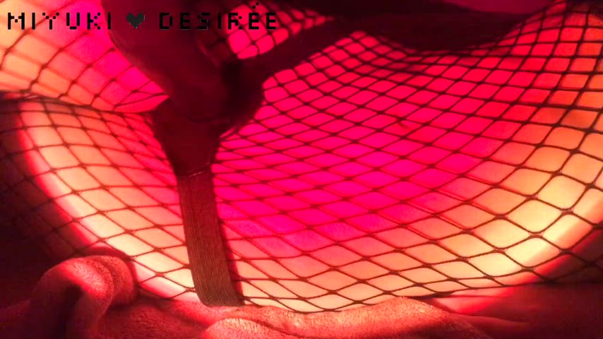 domme femdom findom fishnet strap on goth-girls gif