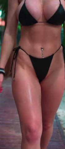 bikini body celebrity clothed non-nude vertical gif