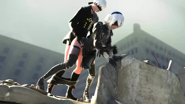 2b & 9s passionate fuck