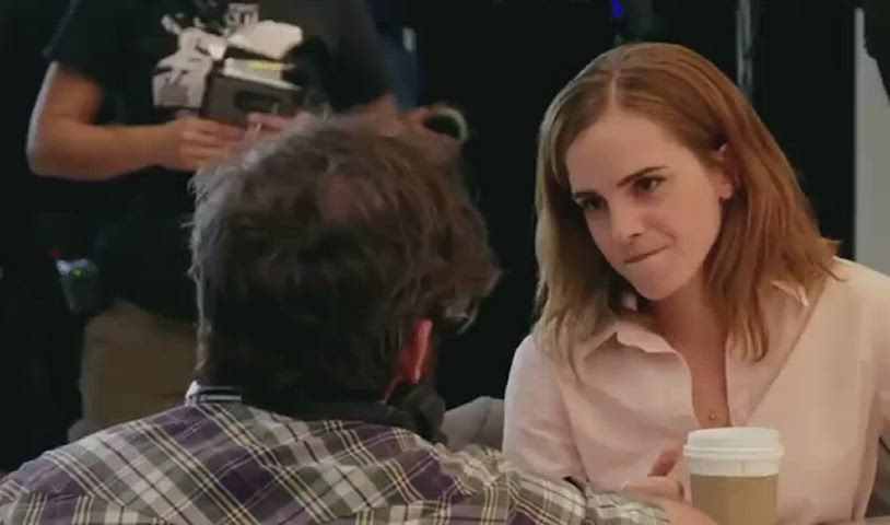 celebrity emma watson lips gif