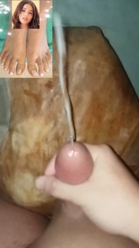 celebrity cum on feet cumshot filipina foot fetish jerk off model nails toes tribute