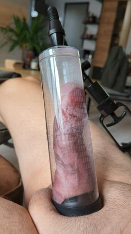 cock masturbating nsfw penis pump gif