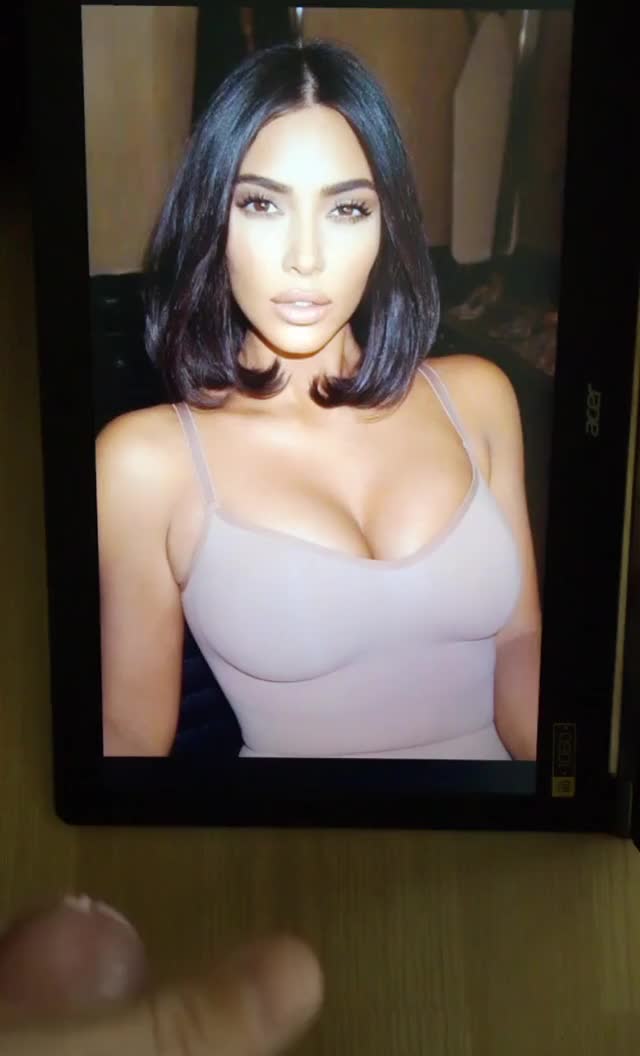 Kim Kardashian Tits Cumshot - Cum Tribute