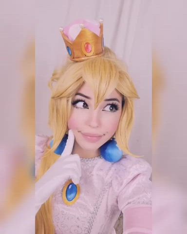 ahegao belle delphine cosplay costume onlyfans tongue fetish gif