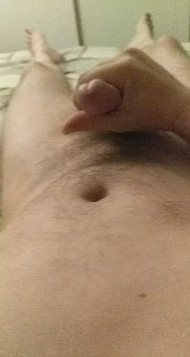 Cumshot after a day of edging