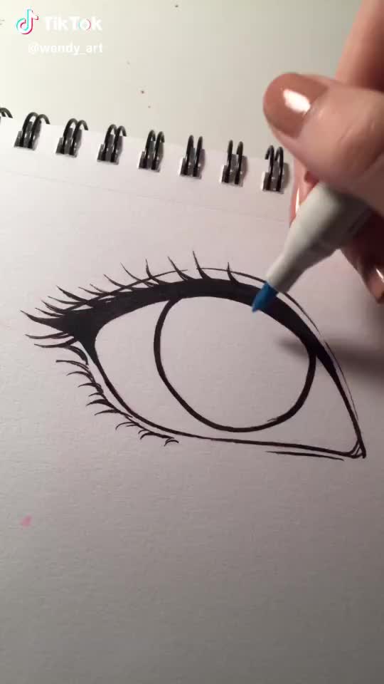 Do you have long or short eyelashes? ?✨ #art #draw #drawing #eyes #featureme