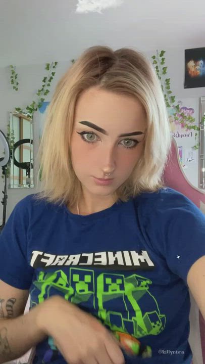 minecraft shirt &gt; boobs