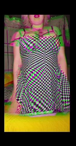 Love the idea of putting you in a trance with my little trippy dress