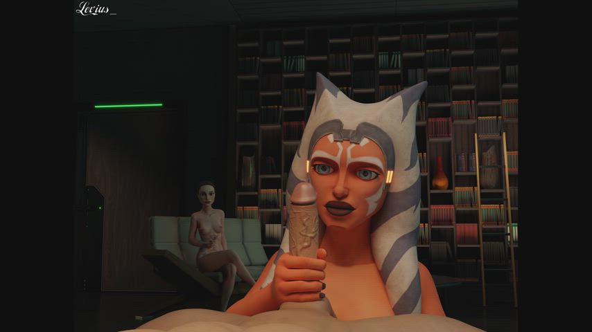 Ahsoka cock kissing animation! | (Levius_)