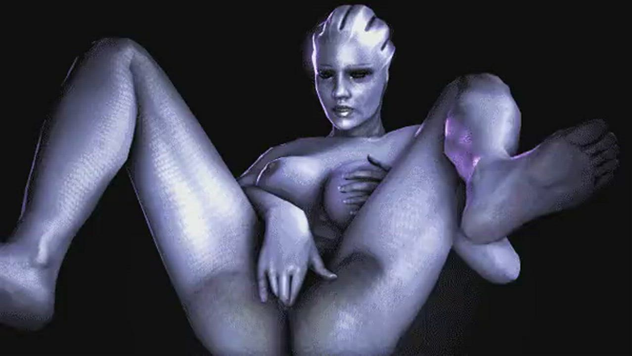 Alien Animation Masturbating gif