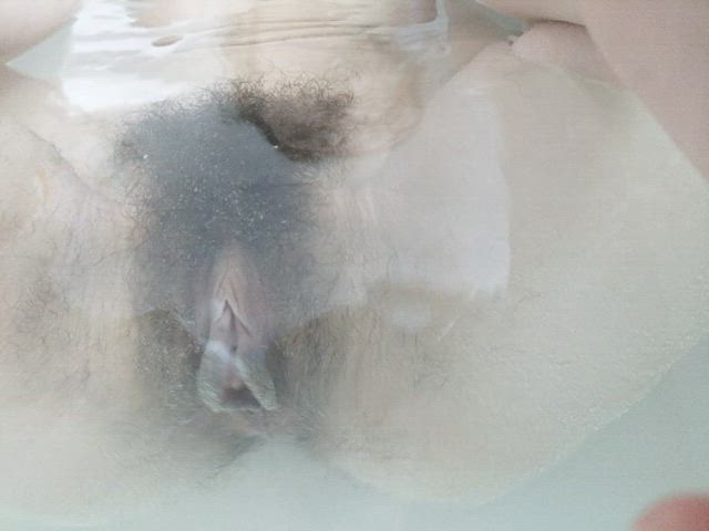 bathtub hairy pussy pussy lips gif