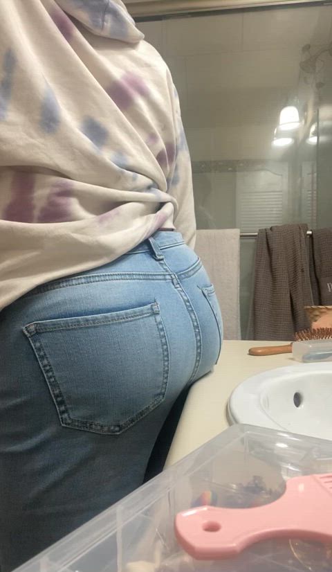 ass jeans panties wedgie full-back-panties gif