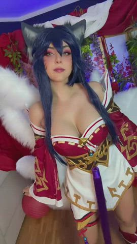 boobs cosplay tits gif