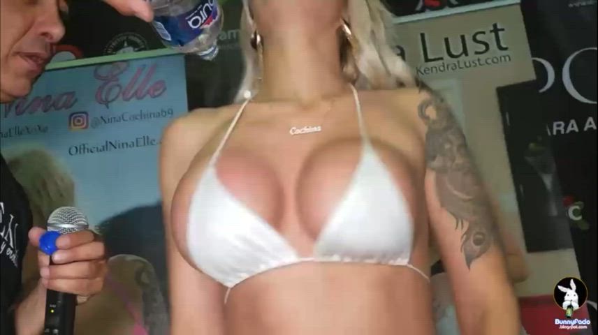 big tits blonde nina elle gif