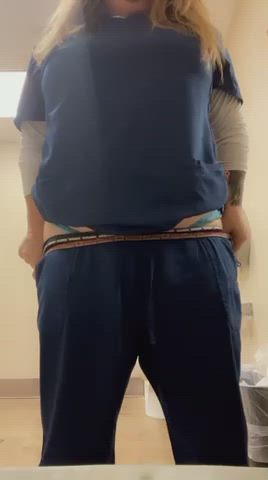 Amateur Ass BBW Big Ass Nurse Panties Thick Thong gif