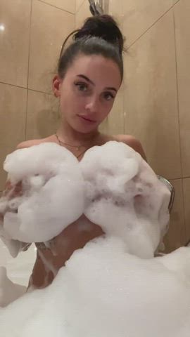 bathroom big balls big tits gif