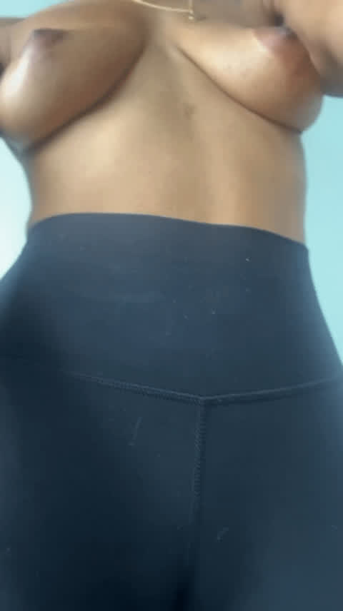 Natural Tits Ebony Camel Toe Porn GIF by leopatralondon