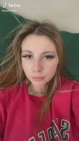 Eye Contact Facial TikTok Tongue Fetish gif