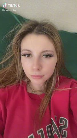 Eye Contact Facial TikTok Tongue Fetish gif