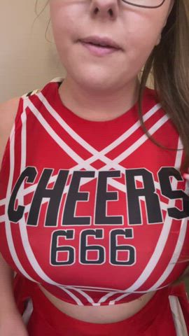 busty cheerleader thick gif
