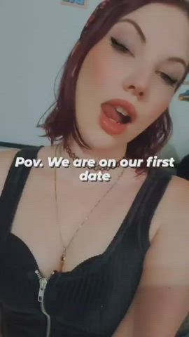 pov riley daniels tiktok titty drop gif