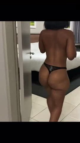 ass ebony girlfriend jiggling thick wife women gif