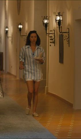 aubrey plaza legs sexy gif