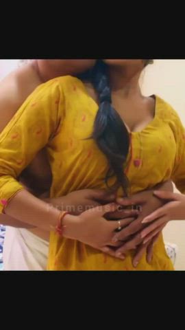 bhabi boobs desi homemade hotwife huge tits indian kiss milf gif