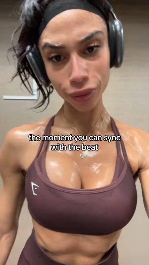 chest gym sweaty sex gif