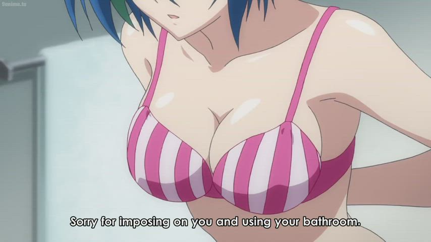 anime boobs bouncing tits gif