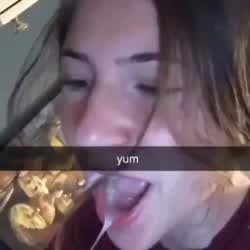 Cum NSFW Spit gif