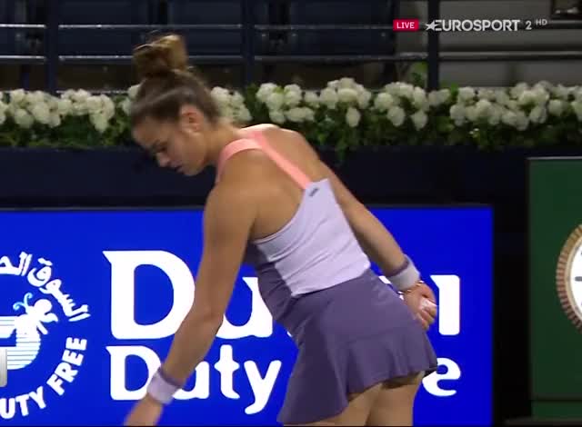 WTA Dubai 2020 Maria Sakkari - Aryna Sabalenka edit